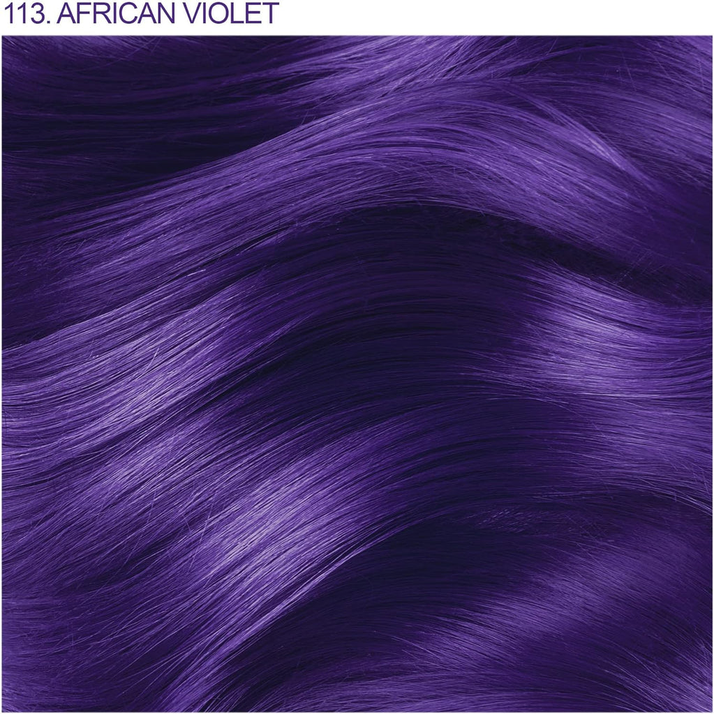 Adore Semi Permanent Hair Colour - African Violet 113 118ml – Oz Hair