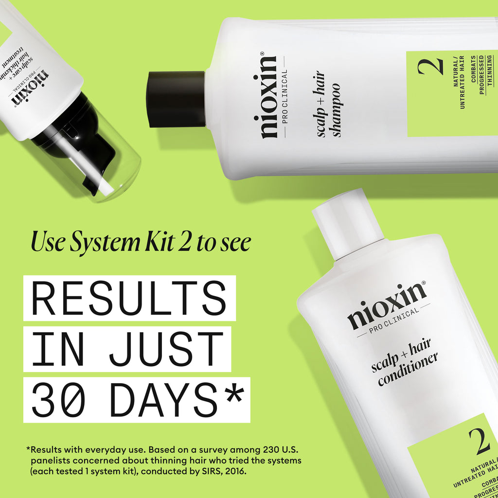 Nioxin System 2 Cleanser Shampoo & Scalp Therapy Conditioner 10.1 oz Nioxin System 2 Cleanser Shampoo & Scalp Therapy Conditioner 10.1 oz