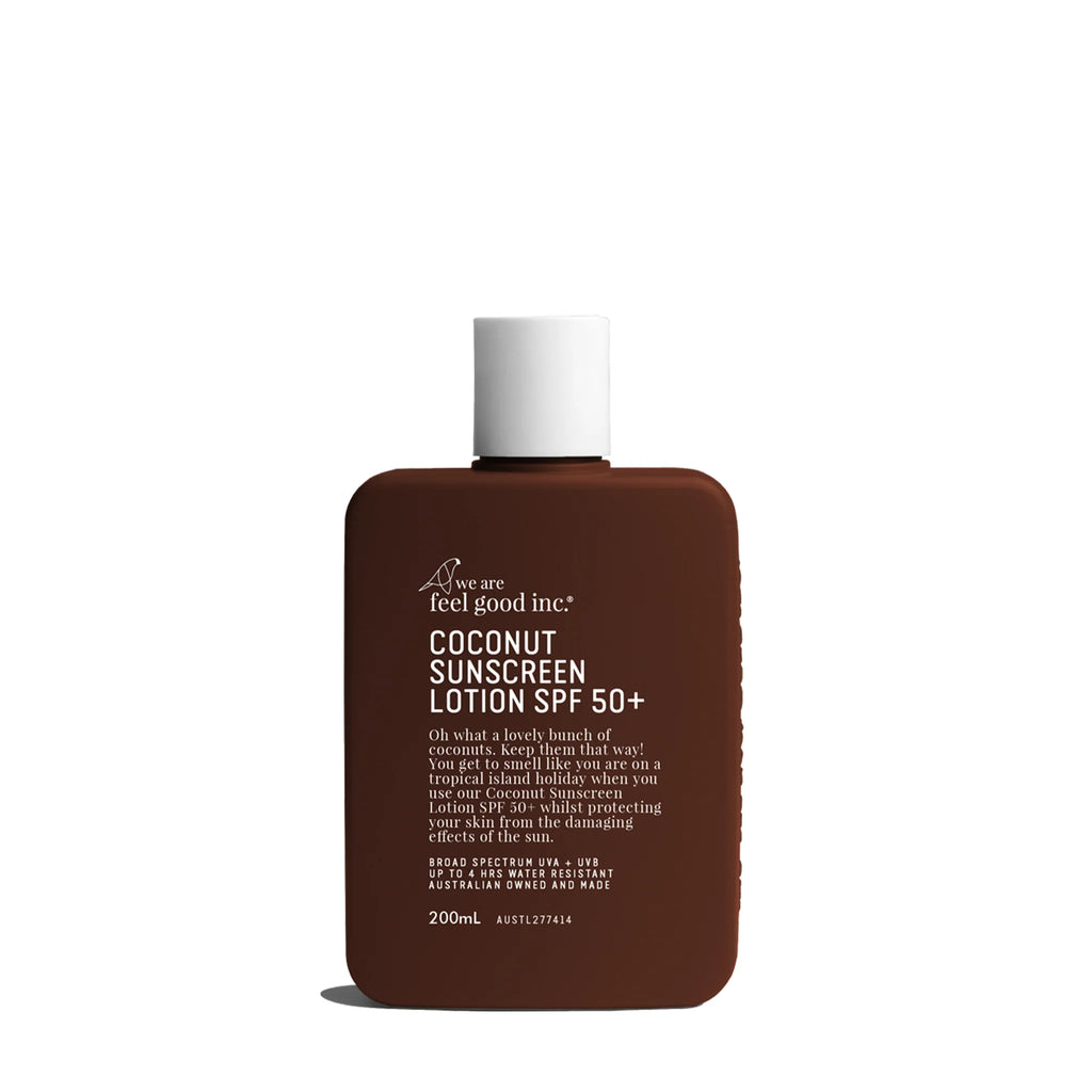 Feel Good Inc Coconut Sunscreen Lotion SPF50+  200ml