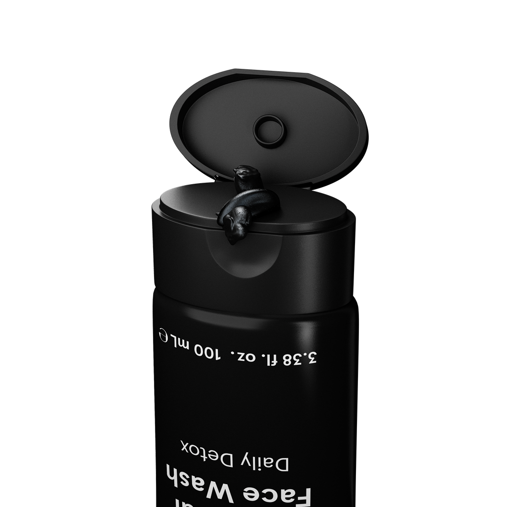 Lumin Charcoal Face Wash Daily Detox 100ml Oz Hair and Beauty