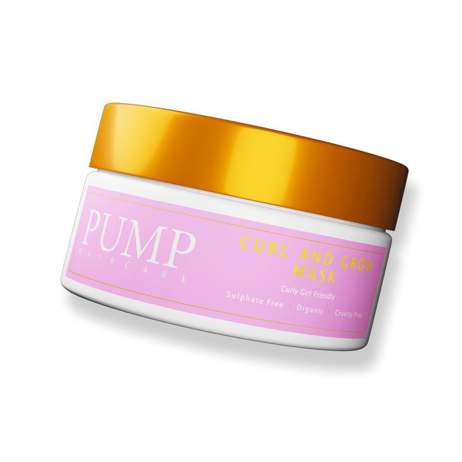 Pump Haircare Curl and Grow Mask 250ml Oz Hair and Beauty