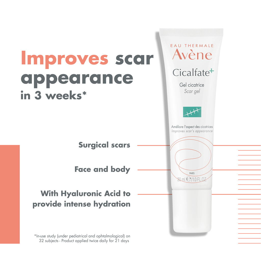 Avène Cicalfate+ Scar Gel 30ml Antiscarring Treatment Oz Hair and