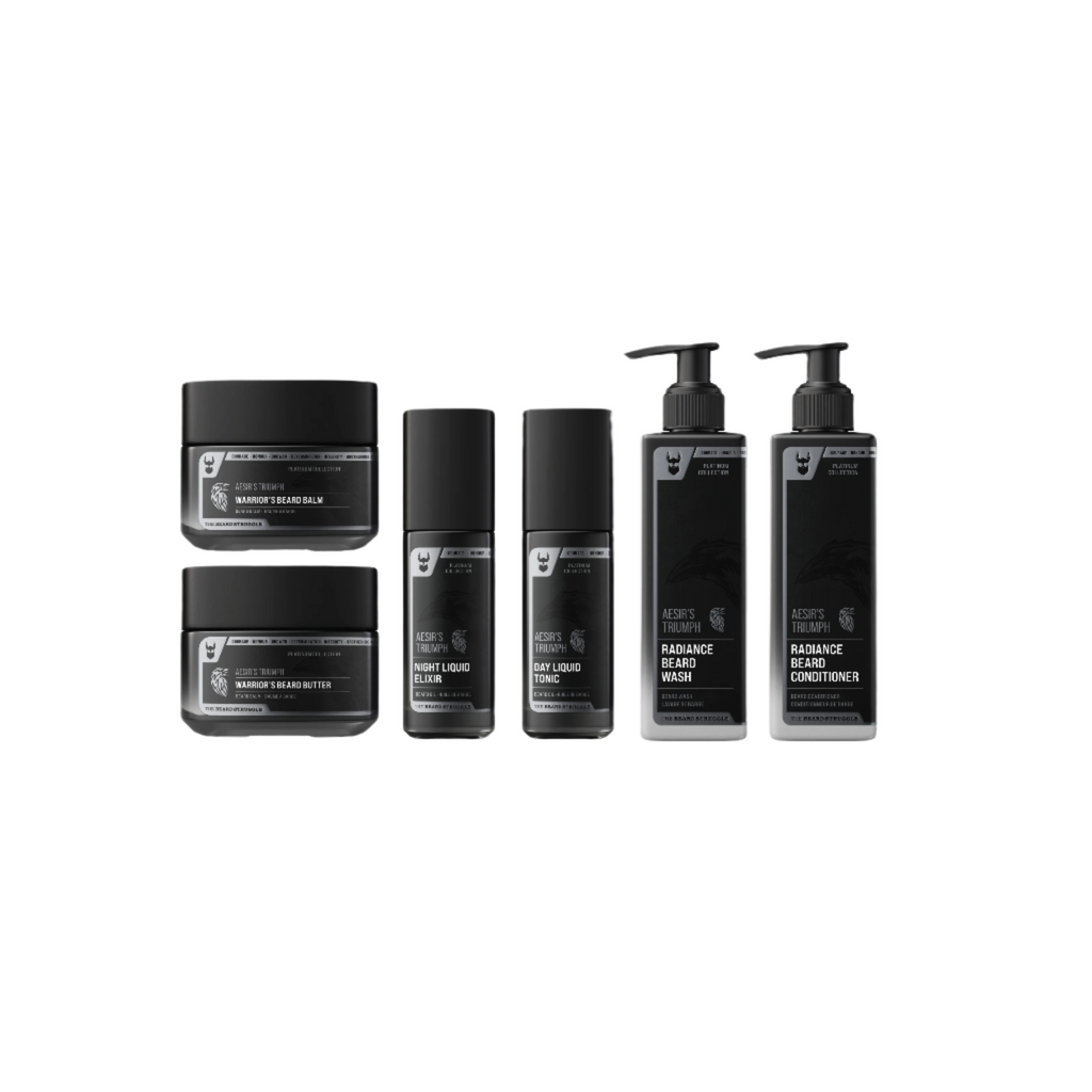 Beard Struggle Complete Beard Growth Kit - Balm, Mask, Conditioner, Wash & Oils