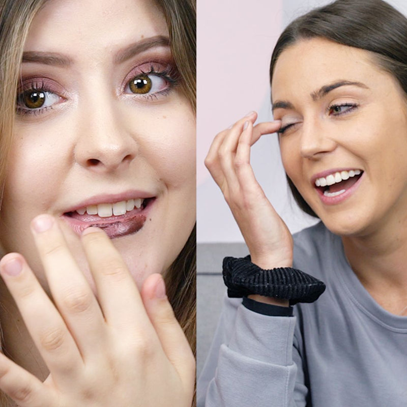 TikTok VS REALITY - Beauty Hack #1 - Matching lip colour to eye makeup