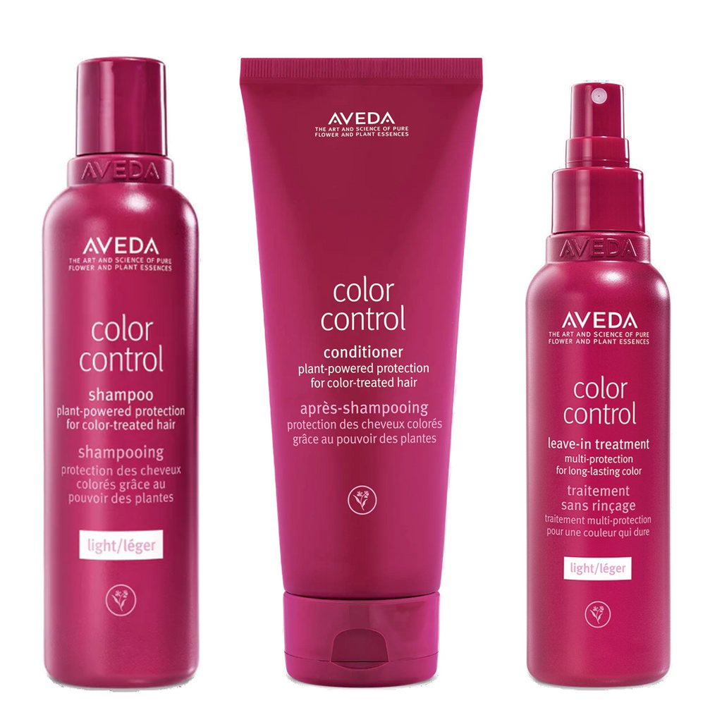 Aveda Color Control™ Light Trio Bundle w/Leave-In Treatment Light 150m ...