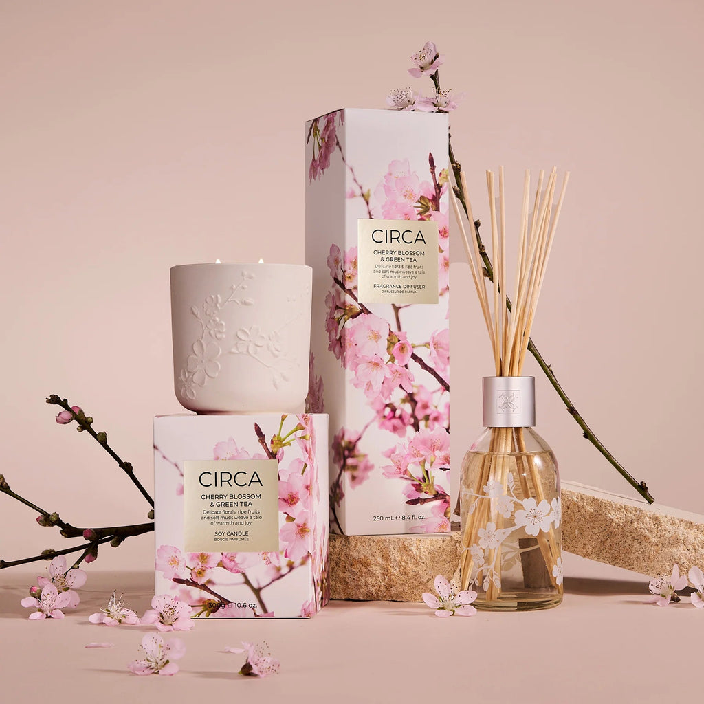 CIRCA Diffuser 250ml - Cherry Glossom & Green Tea – Oz Hair and Beauty