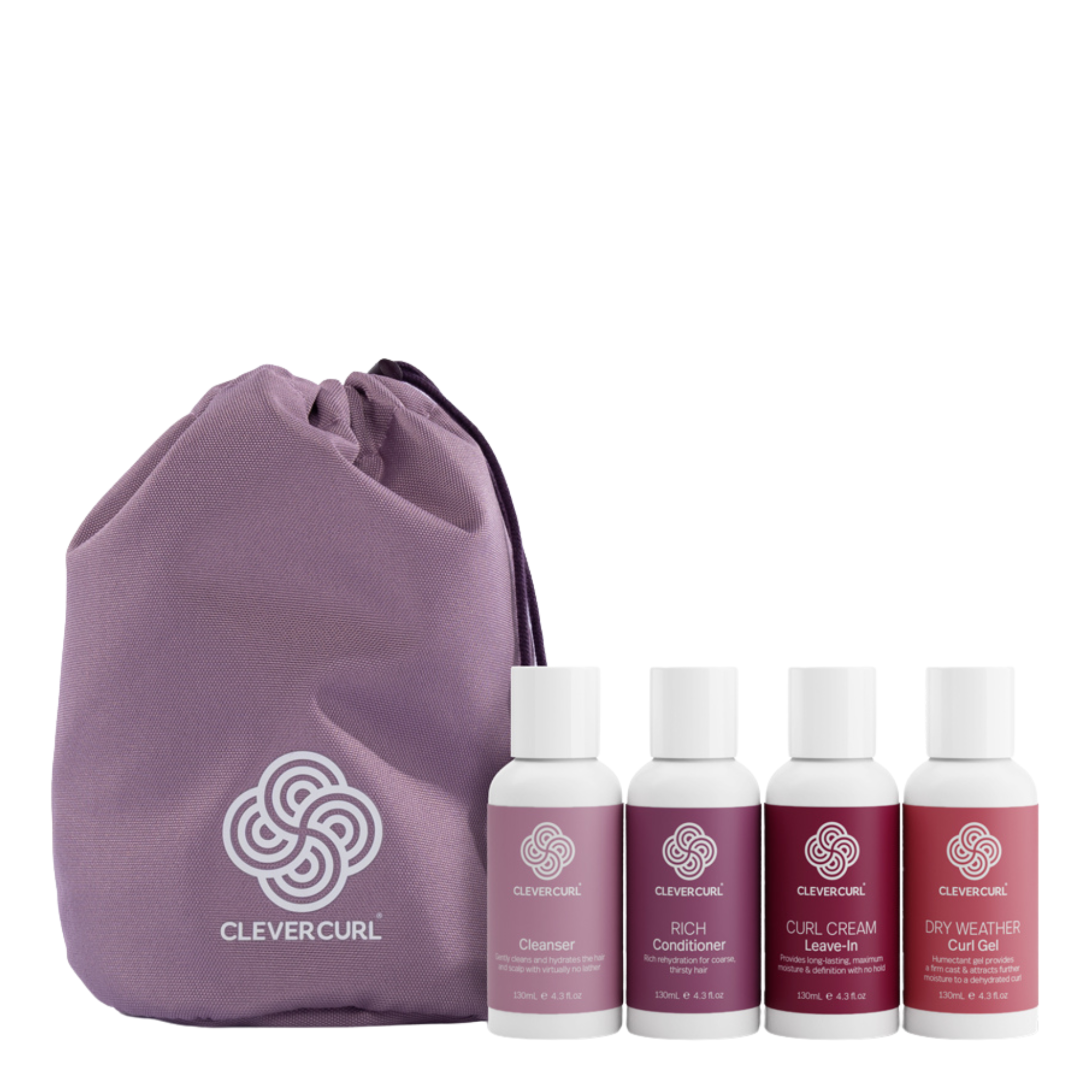 Cleveerr Clever Curl Starter Quad Pack Rich – Oz Hair and Beauty