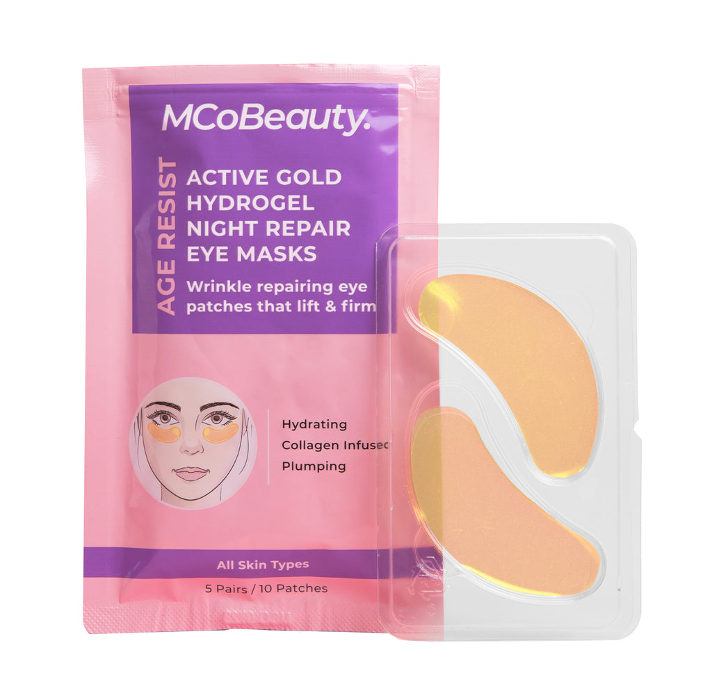 MCoBeauty Age Resist Active Gold Hydrogel Night Repair Eye Masks - 5 P ...