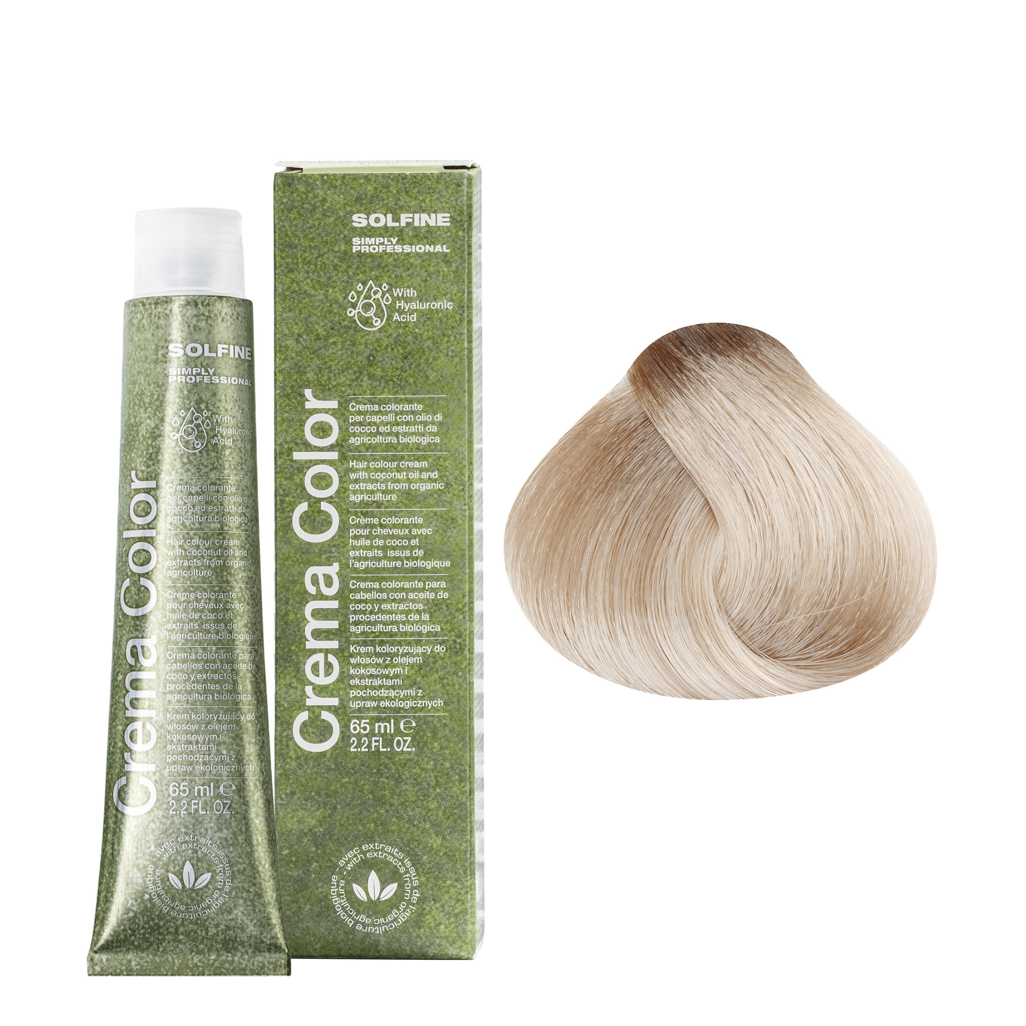 Solfine Crema Color 32 Ash Super-Lightener 65ml – Oz Hair and Beauty